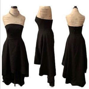 Black high low dress from Bloomingdales NEW